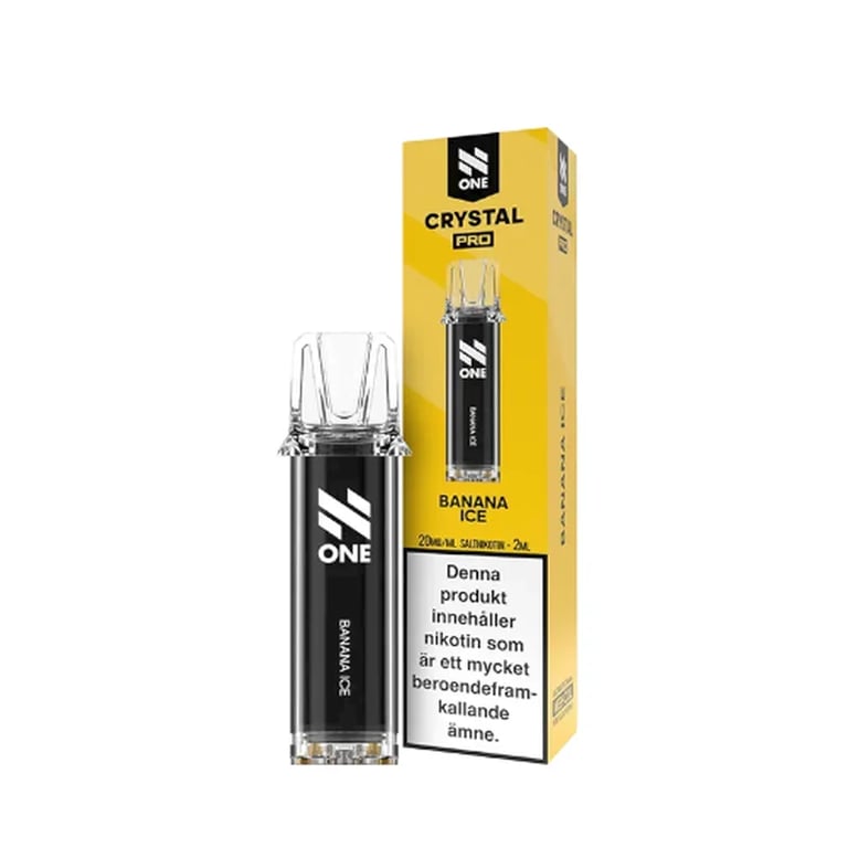 N One Crystal PRO Pod - Banana Ice - 20mg